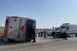 20کشته در پی واژگونی و آتش‌سوزی دو اتوبوس
