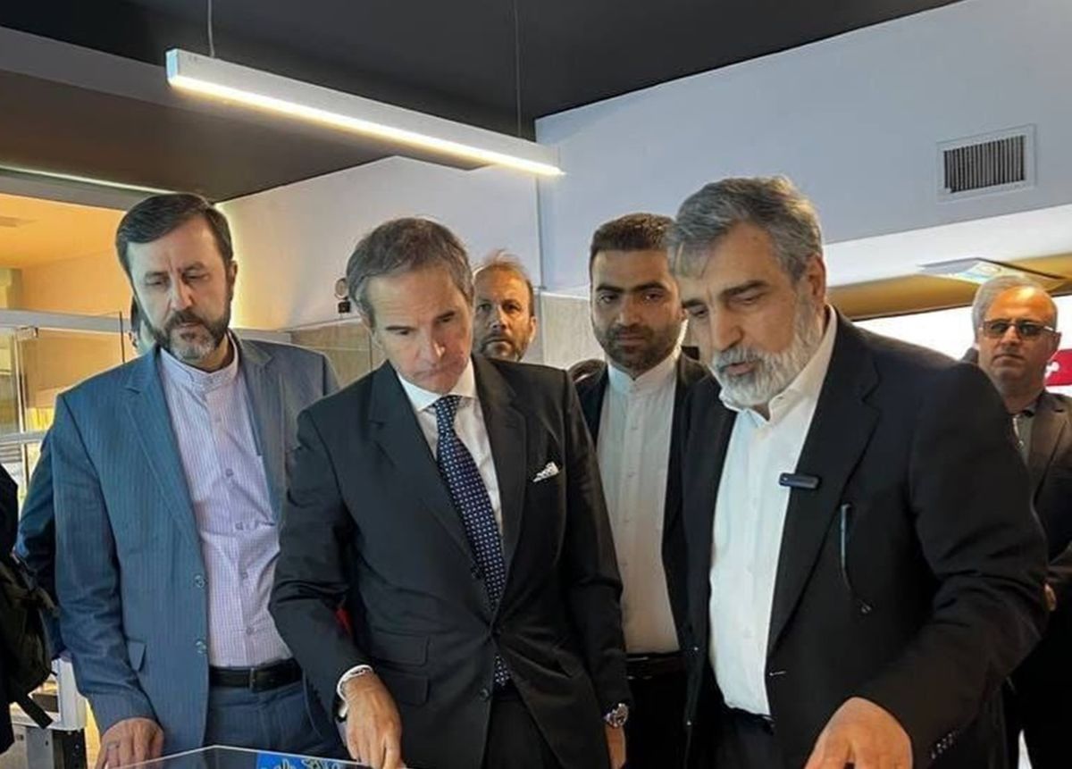 این قاب از سفر گروسی به تهران پربازدید شد