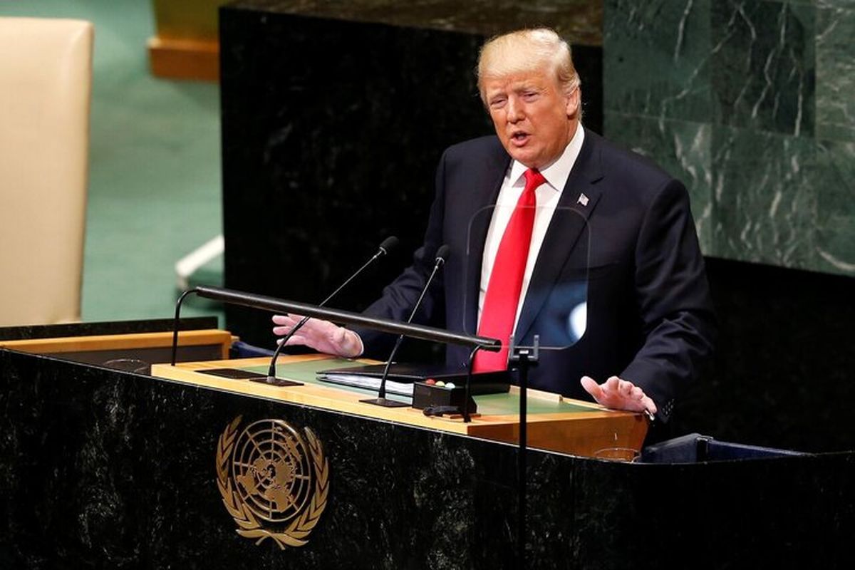 سخنرانی ترامپ علیه ایران در نشست سازمان ملل