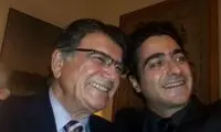 ویدئو غم‌انگیز از همایون شجریان در مزار پدرش