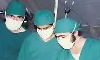 تصویری از خنثی کردن خمپاره ۶۰ در اتاق عمل