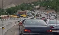 جاده هراز به این دلیل مسدود شد