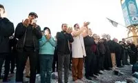 تصاویری از برپایی نماز عید فطر در نقاط مختلف