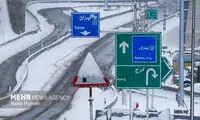 محور چالوس و آزادراه تهران شمال مسدود شد