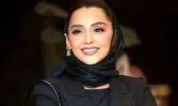 نازنین بیاتی مشکی‌پوش شد