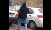 برخورد پرماجرای نیروی انتظامی با یک خانم
