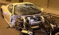 لحظه هولناک تصادف فراری با 200 کیلومتر سرعت