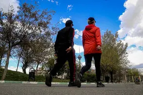 تصاویری دلنشین از هوای پاک تهران در بهار امسال