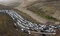 جاده چالوس قفل شد