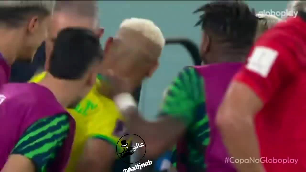  رقص بامزه سرمربی برزیل با بازیکنانش
