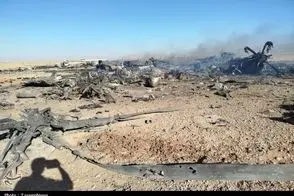 تصاویر فارس از محل سقوط هواپیمای آمریکایی