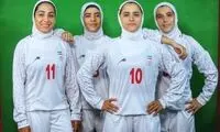ژست‌ خاص چند بانوی فوتبالیست ایران جلو دوربین