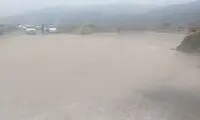سیل این جاده را مسدود کرد