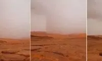 پدیده‌ای عجیب که در آسمان عربستان به وقوع پیوست