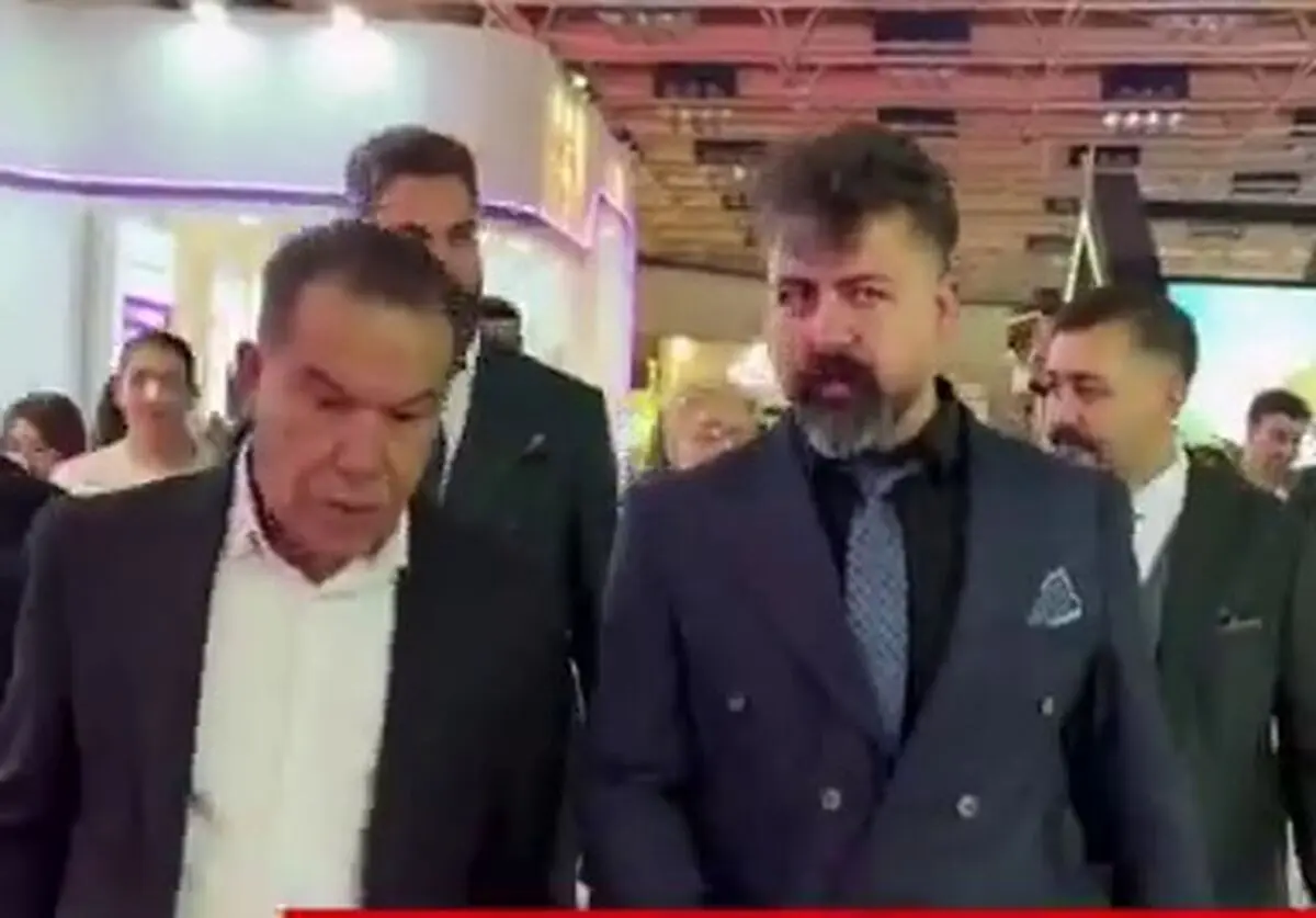 لحظه ورود سلطان دام ایران به نمایشگاه بین‌المللی!