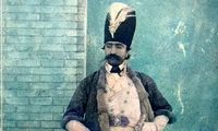 کاریکاتور ناصرالدین‌شاه در یک مجله انگلیسی