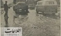 برف‌ها آب شدند و تهران را سیل برد