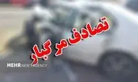 واژگونی مرگبار  پژو 206 در تبریز 