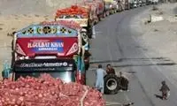 کامیون‌های طالبان در مرز گرفتار شد