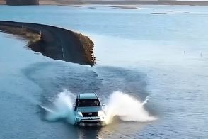 چالش نفس‌گیر راننده اوبر با جزر و مد