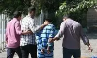 اولین فیلم از بازداشت عامل حمله به پلیس در کرج