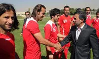 نظر احمدی‌نژاد در مورد کریمی، دایی و مجیدی!