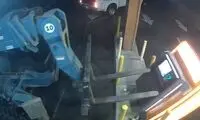  سرقت نافرجام دستگاه خودپرداز با لیفتراک