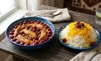 خورشت آلبالو با مرغ؛ خوش‌رنگ، ملس و اشتهابرانگیز 