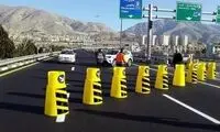 محور چالوس به کرج مسدود شد