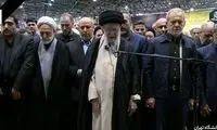 اشاره خاص رهبری به پزشکیان هنگام نماز بر پیکر هنیه