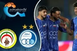 خلاصه بازی استقلال - فجرسپاسی 