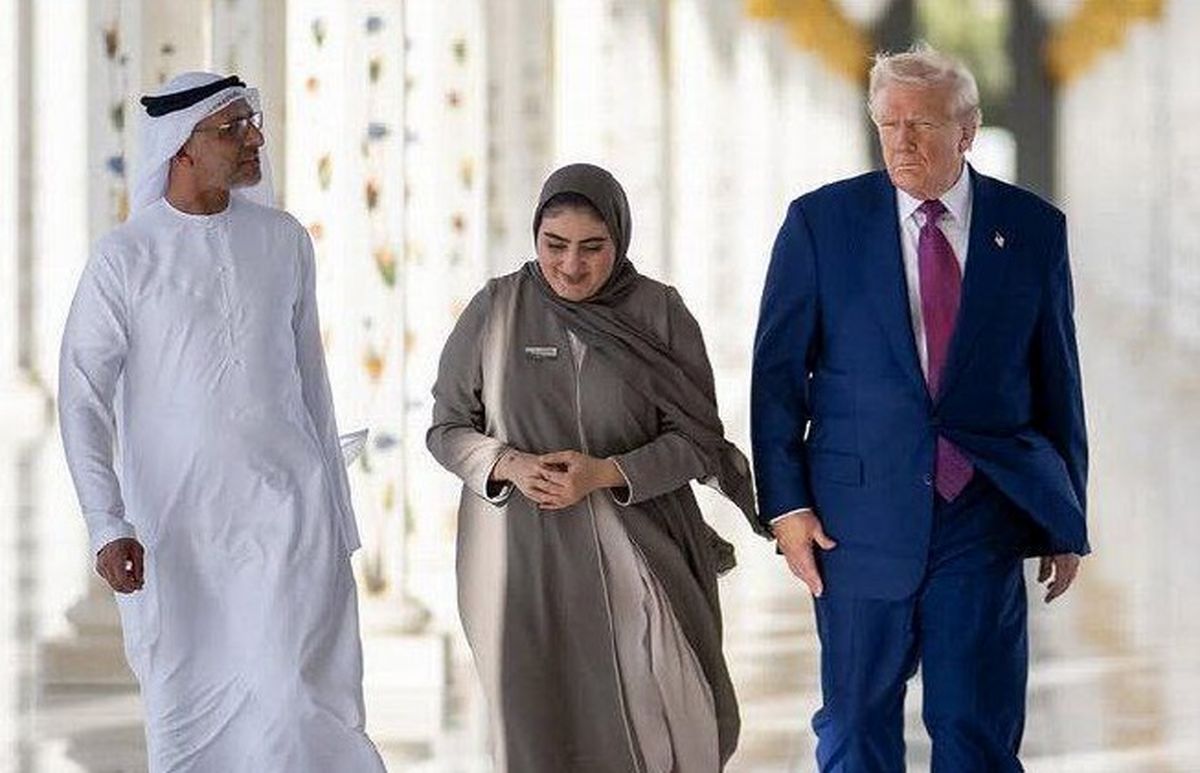   تصاویر جنجالی ترامپ در جریان سفر به امارات 