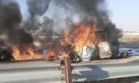 عکس تکان‌دهنده از وضعیت یک پراید بعد از تصادف