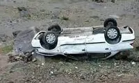پشتک‌زدن وحشتناک سمند پس از ویراژ در خیابان