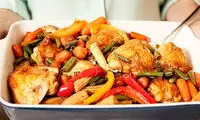 طرز تهیه یک شام فوری و خوشمزه با مرغ