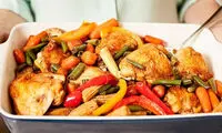 طرز تهیه یک شام فوری و خوشمزه با مرغ