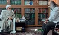 تصویری جدید از یک زندانی سیاسی آزاد شده با روحانی مشهور