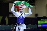 ساینا اولین طلای تکواندوی ایران را مقتدرانه دشت کرد