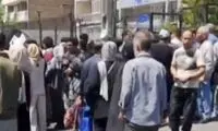 تصویری از تجمع اتباع افغانستانی در تهران