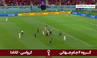 خلاصه بازی کرواسی - کانادا