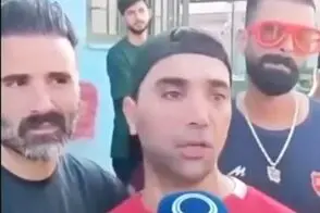 هوادار پرسپولیس برای تماشای دربی سه هفته زودتر به ورزشگاه رفت!