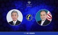 تماس تلفنی وزیر خارجه ژاپن با عراقچی