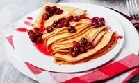 طرز تهیه پنکیک زغال اخته