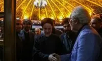 تصاویر جدید از سیدمحمد خاتمی در هیئت عزاداری
