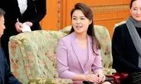 تصاویر گردنبد عجیب همسر رهبر کره شمالی