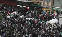 تصاویری از اجتماع مردم تهران در سوگ رئیسی