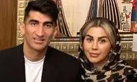 ویدئوی دلبری و عاشقانه های بیرانوند و همسرش