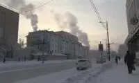 ببینید: دمای منفی 65 درجه در شهر روسیه