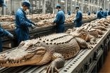 مراحل پرورش کروکودیل برای گوشت و پوست در مزارع برزیل