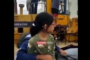 وضعیت عجیب سیلاب در منطقه هدیش بندرعباس